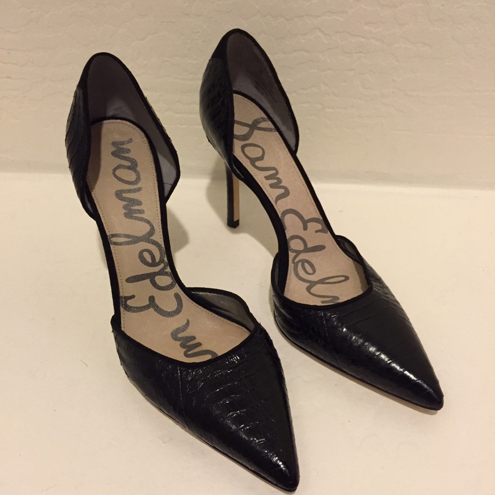 Sam Edelman Delilah Snake Embossed Heels